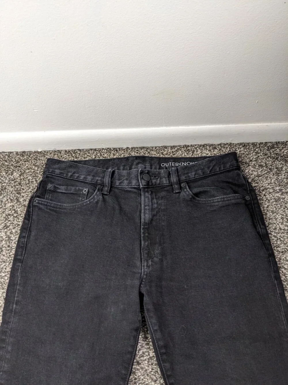 Outerknown Jeans 31x30 Ambassador Slim Fit Stretch S.E.A Black